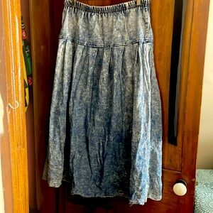Vintage Maxi Denim skirt